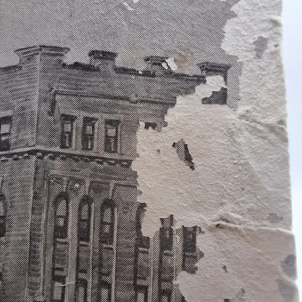Loretto Academy Sault Ste Marie Michigan Antique Postcard Handwritten Soo Church